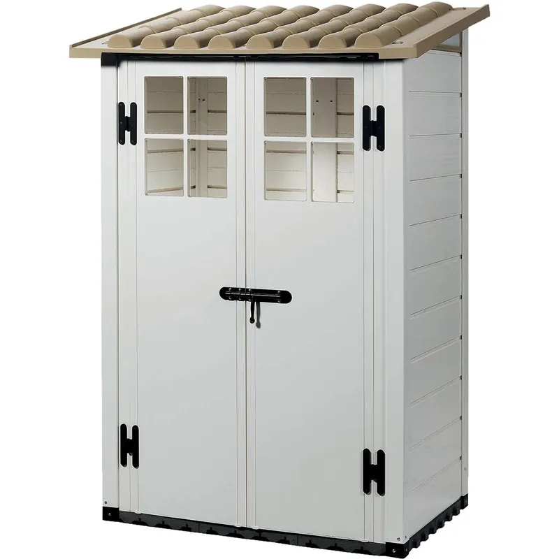 Casetta da giardino Garofalo Tuscany sp. 20 mm beige 1,32 m² Favoriet