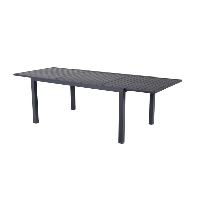 Tavolo allungabile da giardino Sardegna in alluminio grigio 200/300x100 cm Laatste Kans