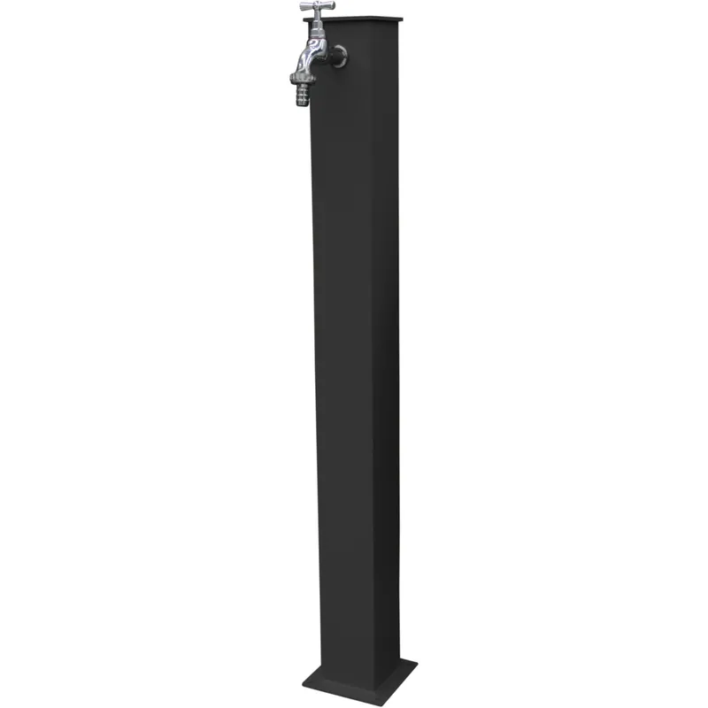 Fontana da giardino Manchester in metallo antracite H 85 cm Voordeelprijs