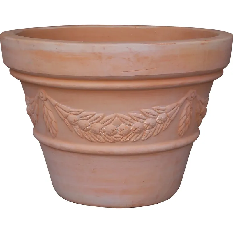Vaso in terracotta 29x29x22 cm Laatste Kans
