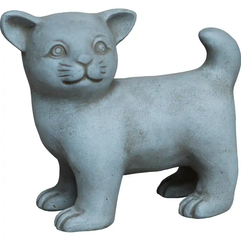 Statua da giardino moderna gatto 22 cm Goedkoop