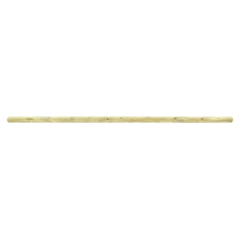 Palo mezzo tondo in legno traverso 3,5 x 7 x H 250 cm Betrouwbaar