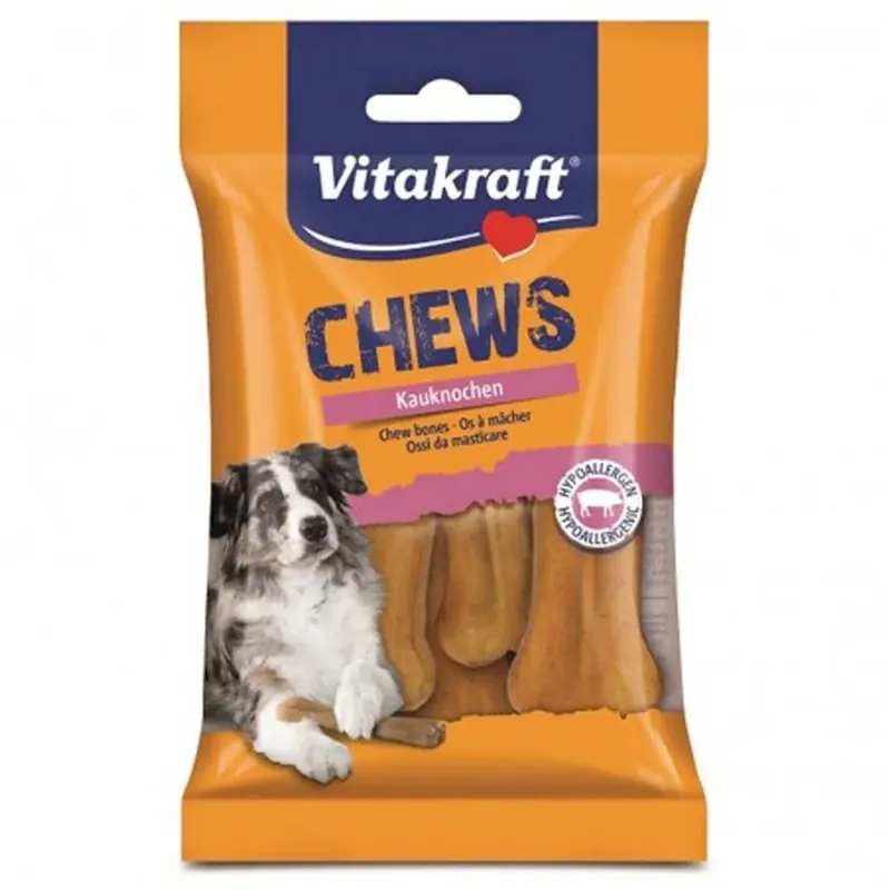 Snack per cane Vitakraft Chew osso al maiale 5 pz 90 g Snelle Levering