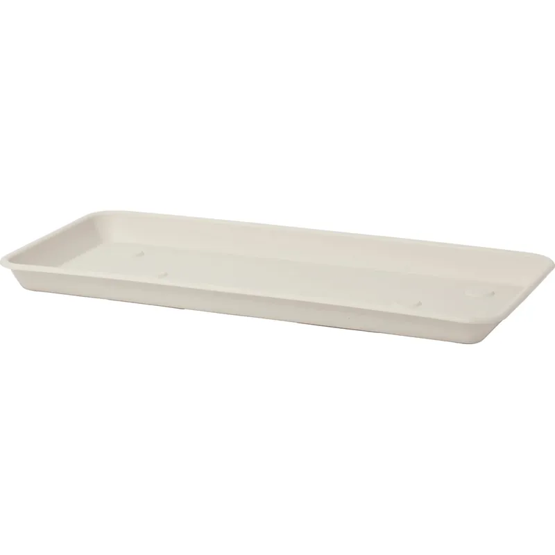 Sottocassetta rettangolare Omnia in plastica 51x23x3 cm bianco pietra Korting