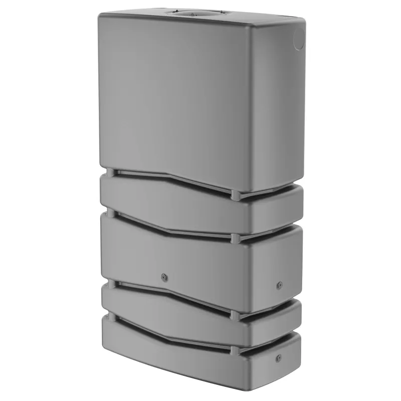 Koop Online Contenitore per raccolta acqua piovana grigio 78x38x135 cm 350 l