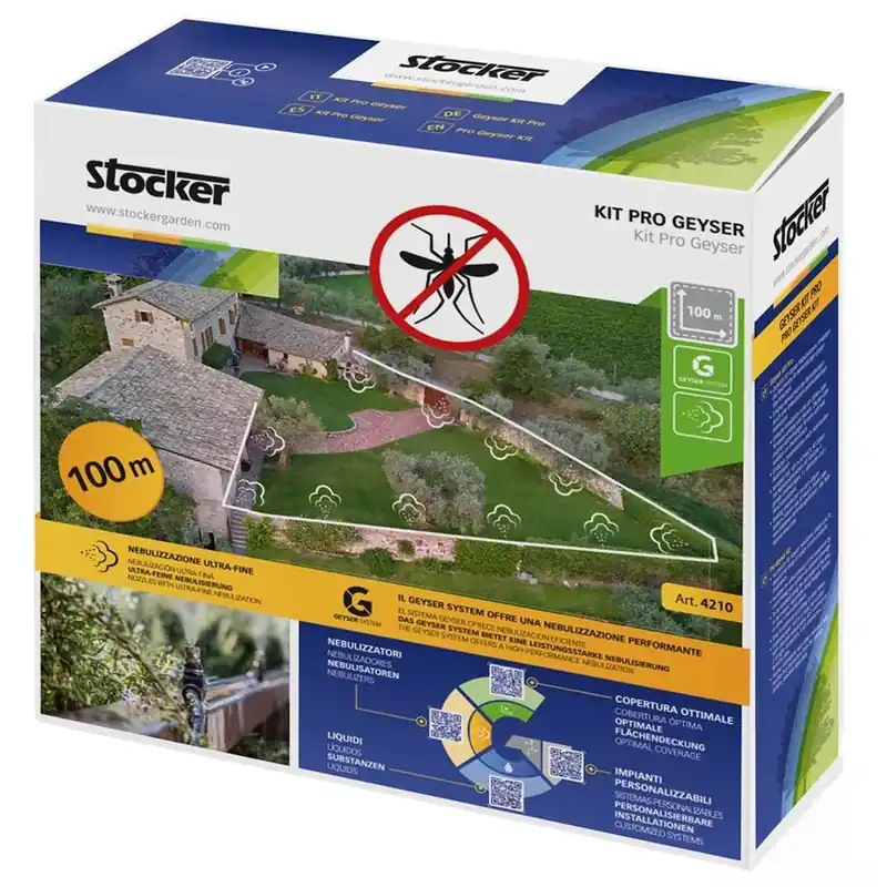 Bestel Nu Kit Pro Geyser 100 m di tubo