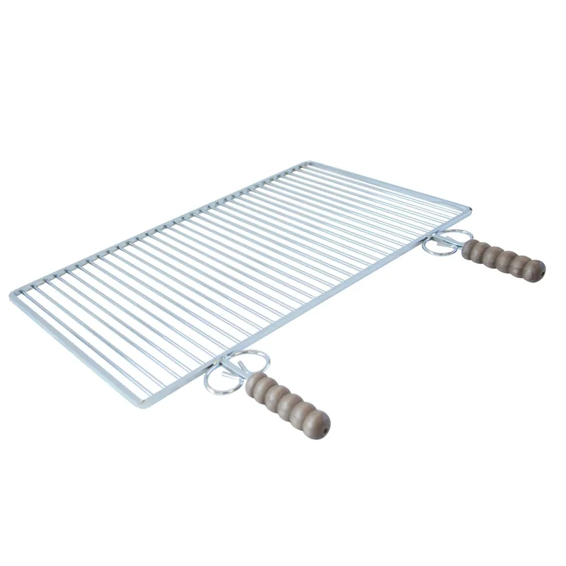 Veilige Betaling Graticola in acciaio cromato 77x40 cm