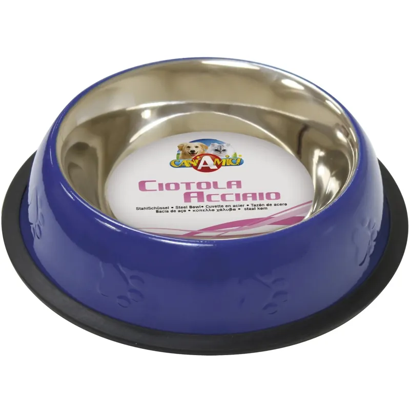 Tijdelijk Beschikbaar Ciotola Acciao 25 cm blu