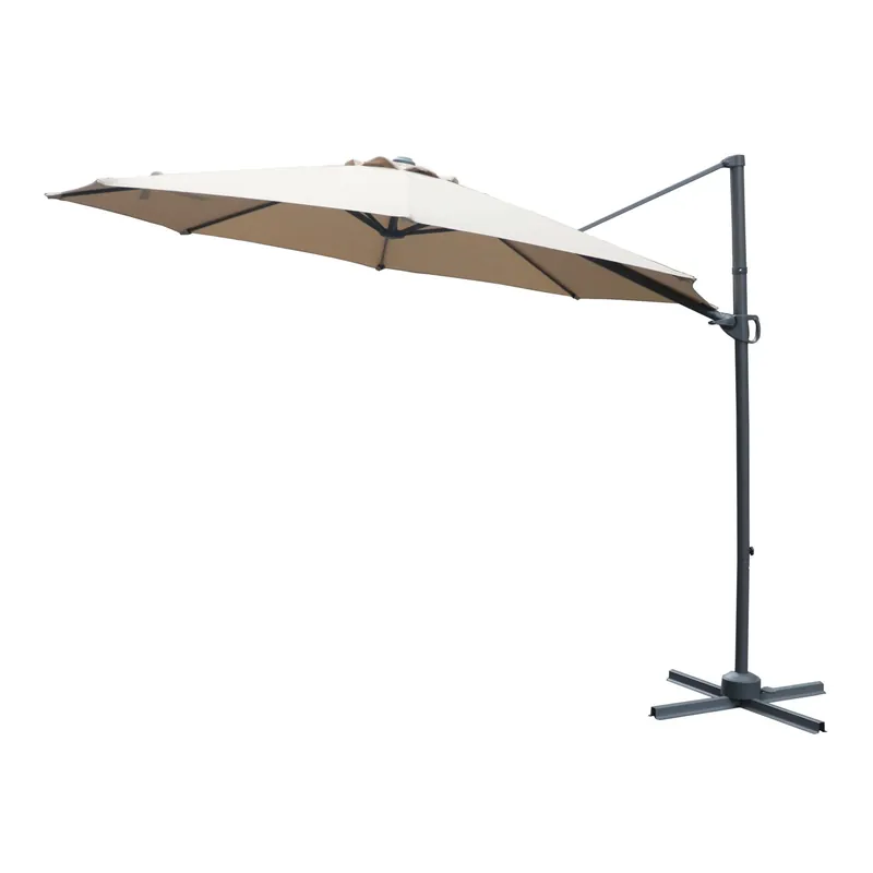 Aanbieding Ombrellone da giardino a palo decentrato Prestige Ø 300 cm beige