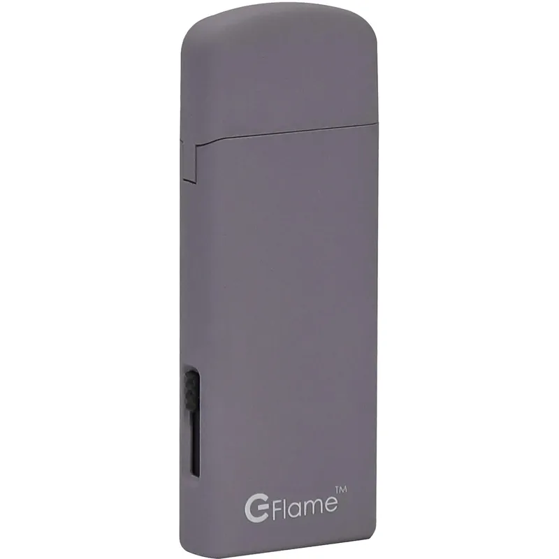 Gratis Retour E-FLAME Accendino ricaricabile USB grigio