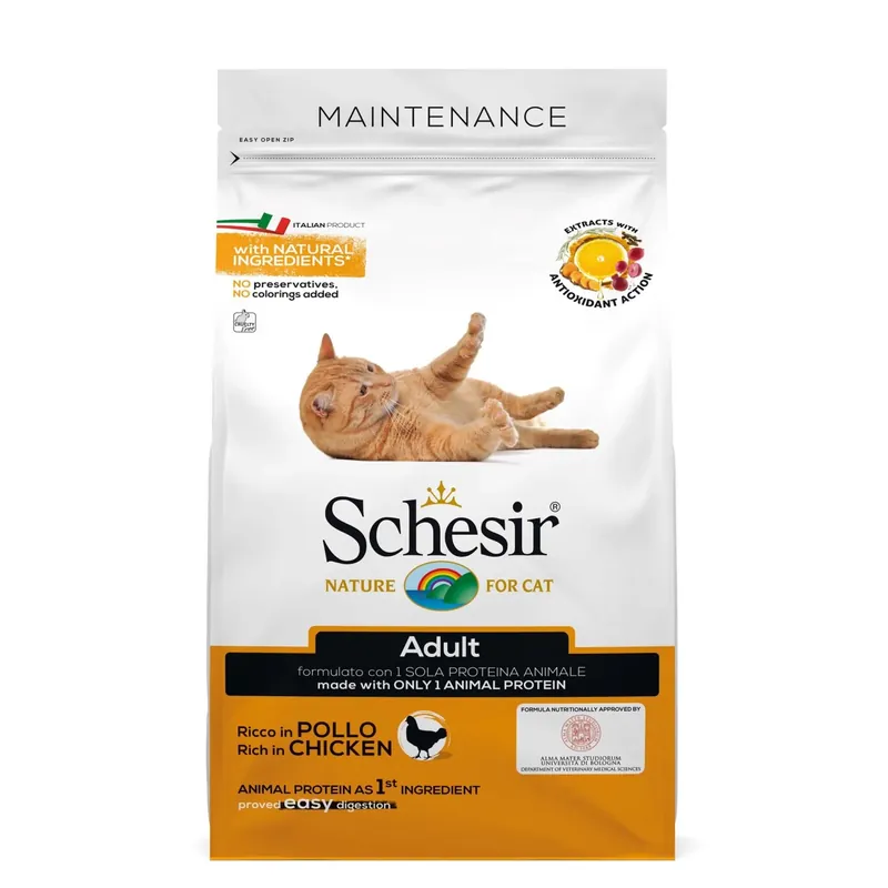 Shop Nu Crocchette per gatti adulti al pollo Dry 1,5 kg