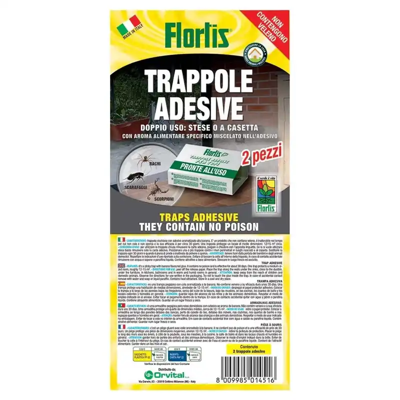 Trappola per topi adesiva Flortis 2 pz Rechtstreeks Van De Fabrikant