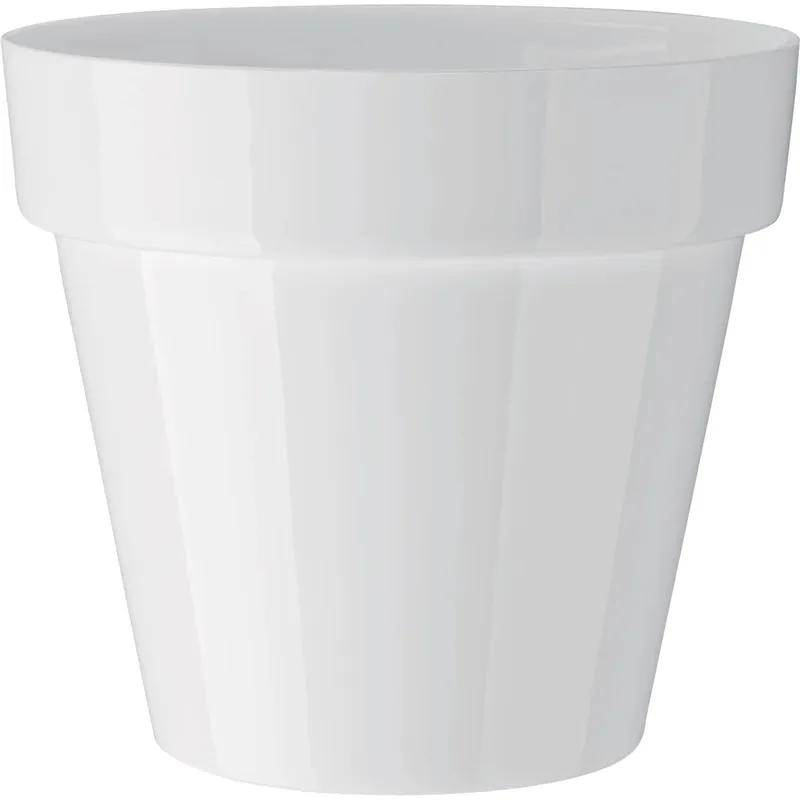 Vaso Standard bianco in plastica 21 cm Premium