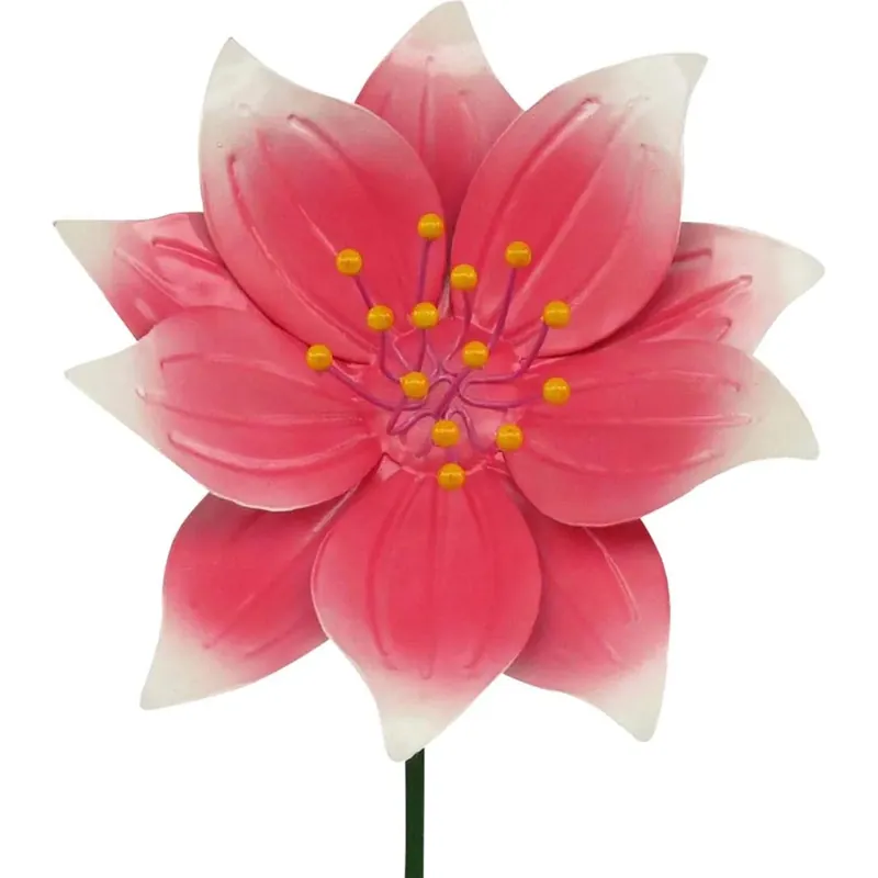 Asta decorativa dalia rosa fucsia e viola 65 cm Betaalbaar