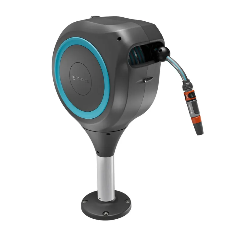 Premium Avvolgitubo da terrazzo automatico Gardena Rollup S tubo da 15 m Ø 11 mm