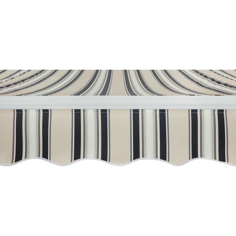 Laatste Versie Tenda da sole a braccio reclinabile 395x250 cm beige/grigio