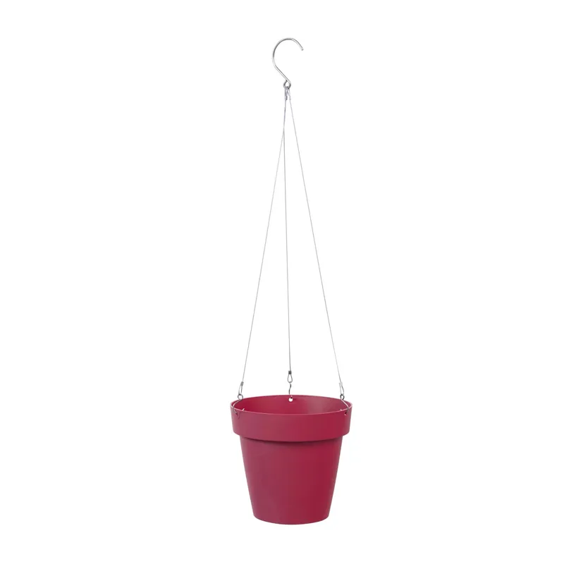 Vaso per piante da appendere Mymood Air 20 cm rosso plastica riciclata Rechtstreeks Van De Fabrikant