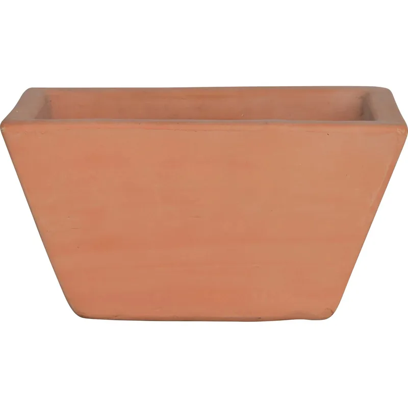 Ciotola quadrata in terracotta 35,5x21x18 cm Gereduceerde Prijs
