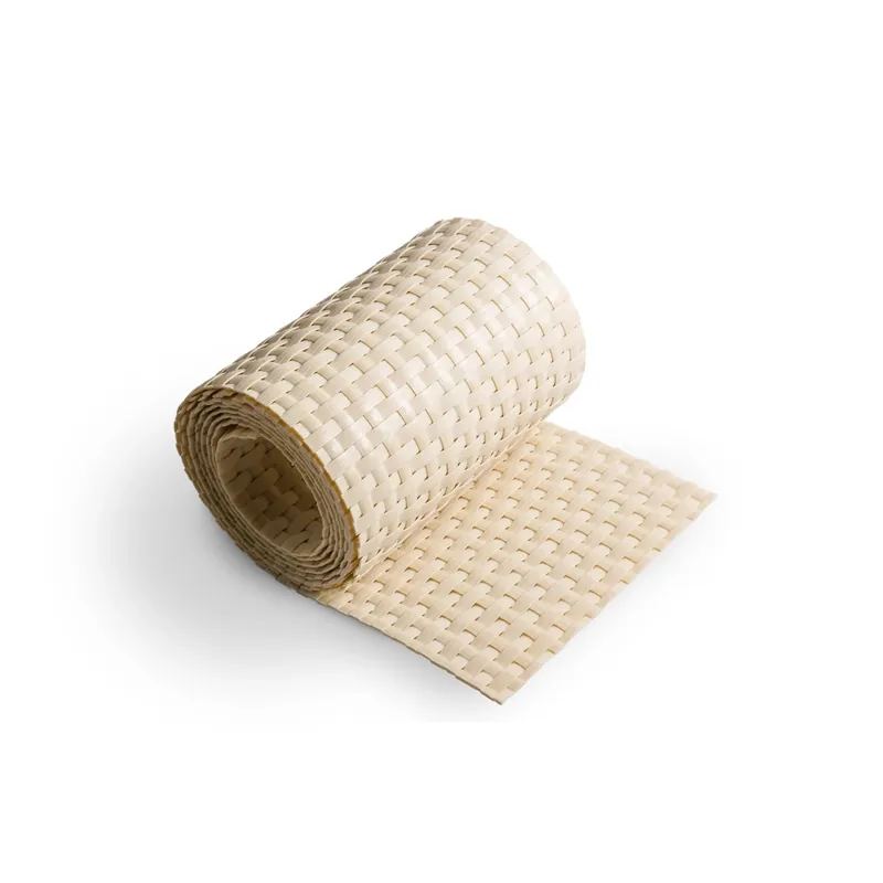 Striscia per recinzione in polyrattan 19x204 cm beige Flitsaanbieding
