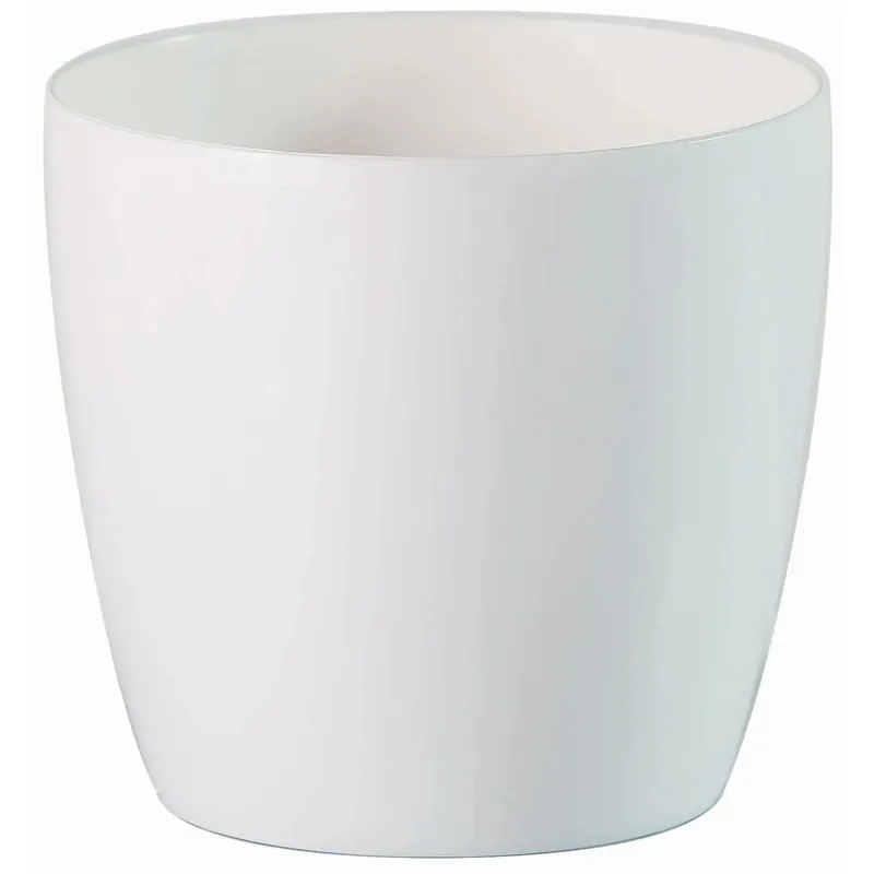 Vaso da interno Stars in plastica ø 17 cm bianco Koopje