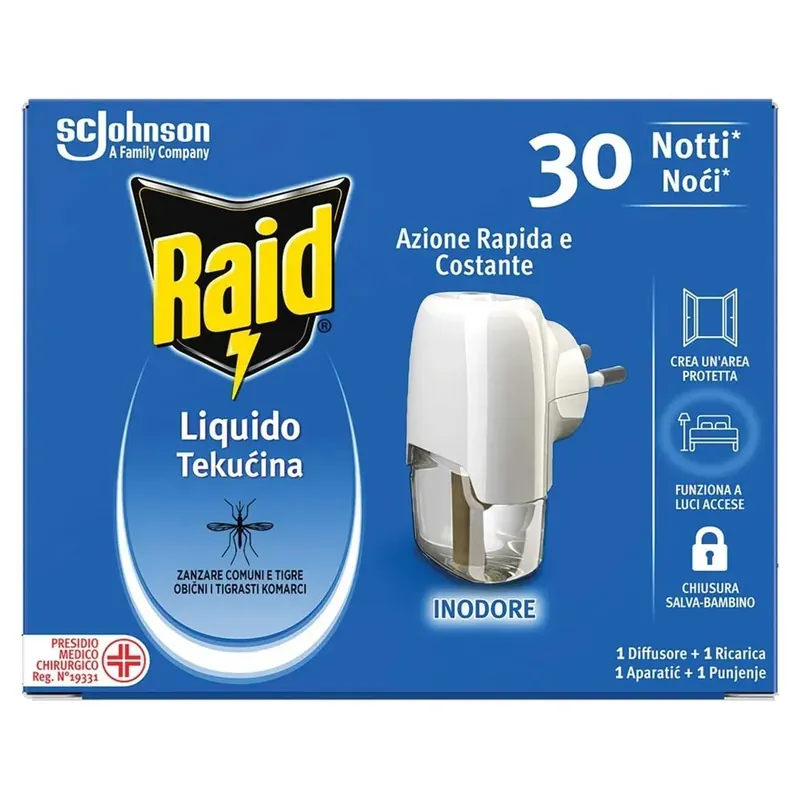 Merkproduct Raid liquido base 30 notti