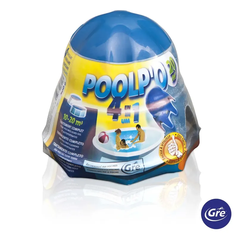 Voordeelprijs 4 in 1 Poolp`o da 500 g per piscine da 10 a 20 m³