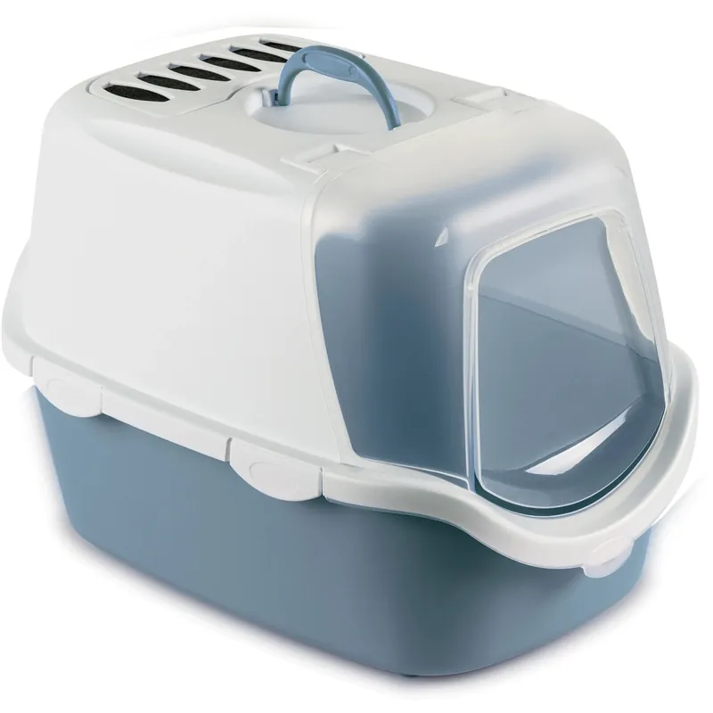 Betrouwbaar Toilette Cathy easy clean Stefanplast blu e bianco