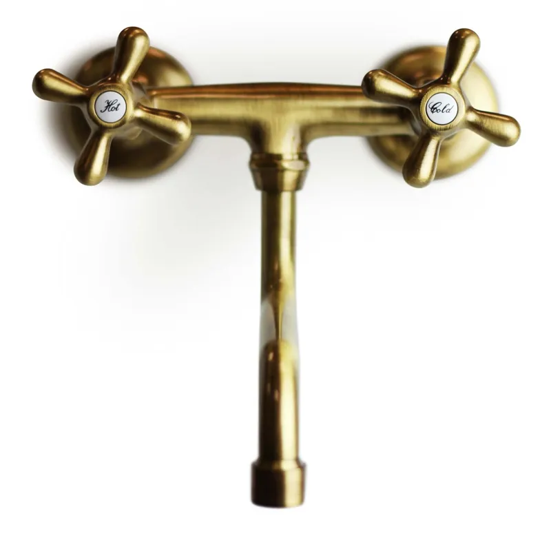 Rubinetto da esterno a parete in ottone attacco 1/2" Hoge Kwaliteit