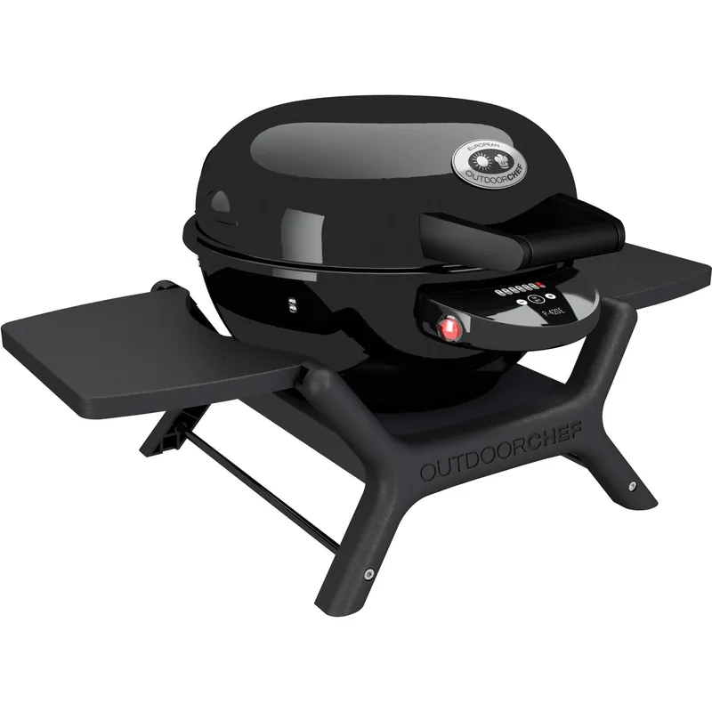 Rechtstreeks Van De Fabrikant Barbecue elettrico Outdoorchef Minichef 420 E nero Ø 42 cm