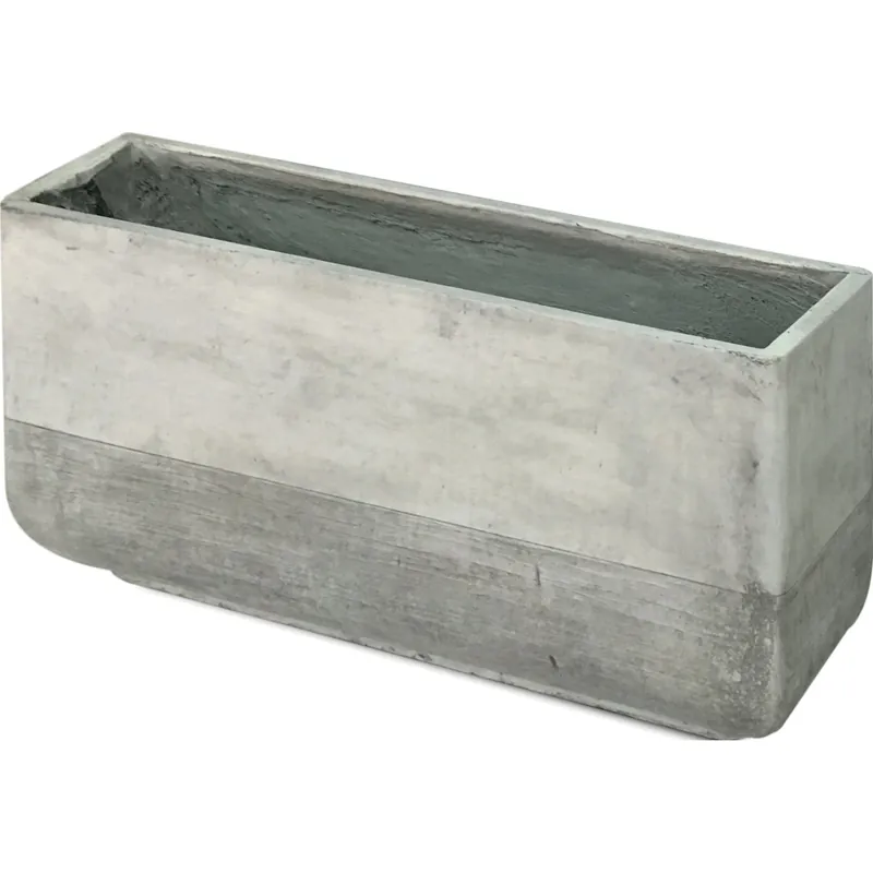Fioriera da esterno Phoenix cemento grigio 44x22x95 cm Alleen Vandaag