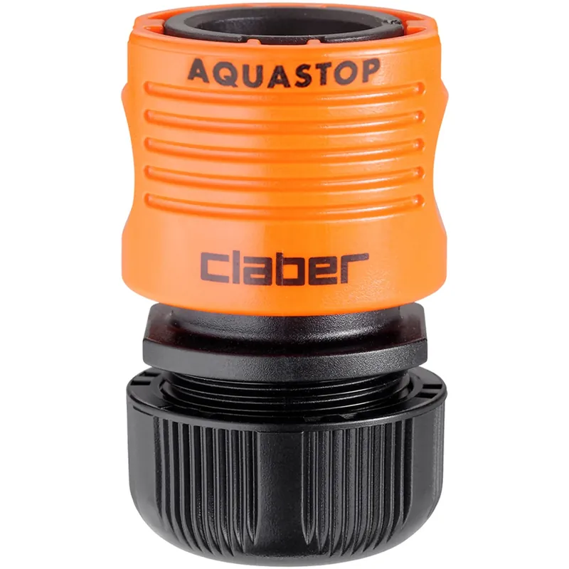 Premium Claber raccordo automatico con Aquastop per tubi da 1/2"