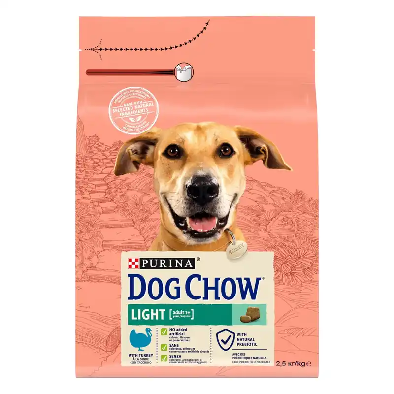 Koop Online Crocchette per cani Purina Dog Chow Light al tacchino 2,5 kg
