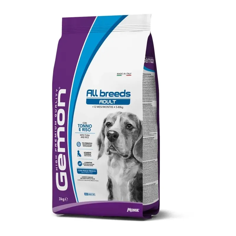 Exclusieve Aanbieding Cibo secco per cani Tonno e Riso Gemon medium Adult 3 kg