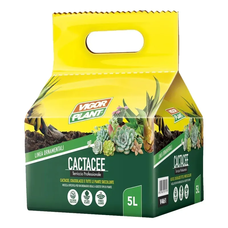 Terriccio professionale Vigorplant per cactacee 5 l Lage Prijs