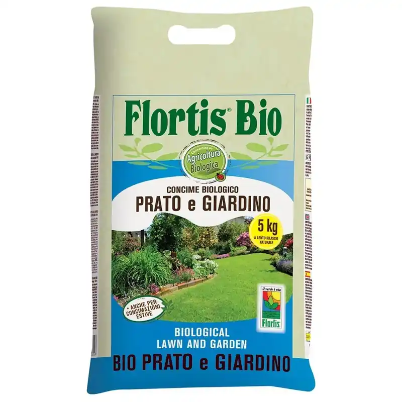 Gecertificeerd Concime universale per prato e giardino biologico 5 kg