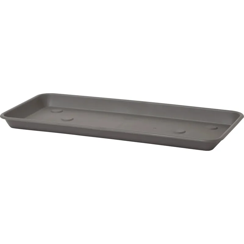 Voordeelprijs Sottocassetta rettangolare Omnia in plastica 65x30x4 cm grigio fumo