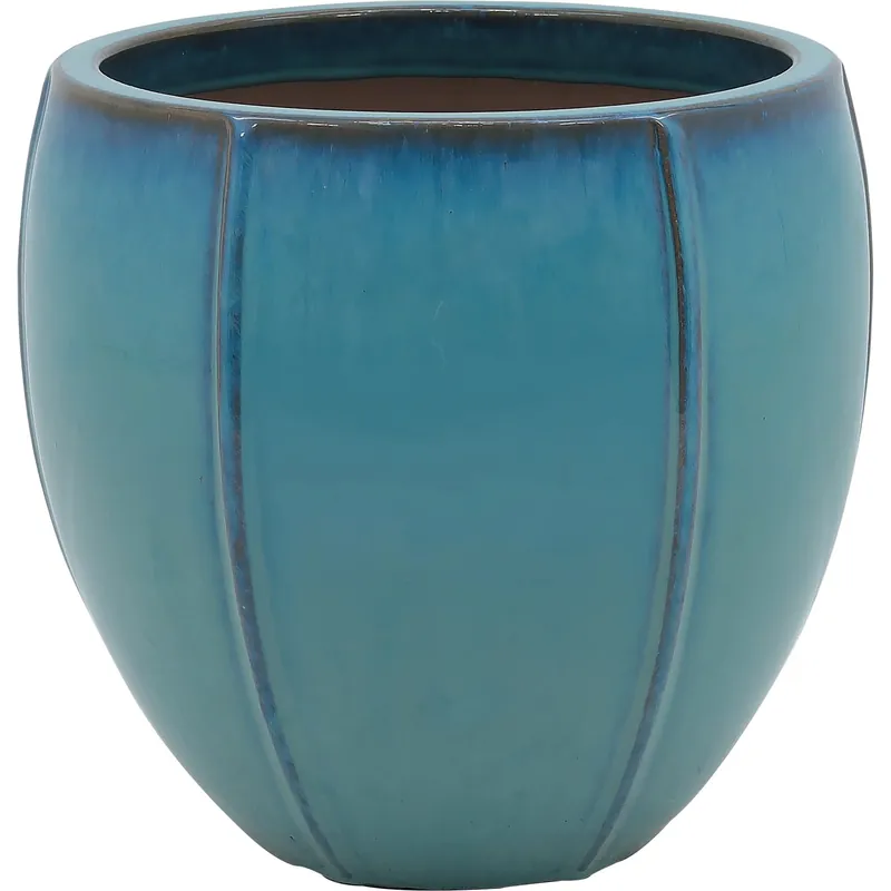 Korting Vaso da esterno blu 33 x 31 cm