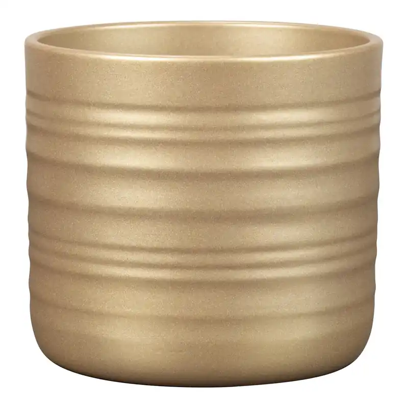 Coprivaso in ceramica Scheurich 20 cm Royal Gold Premium