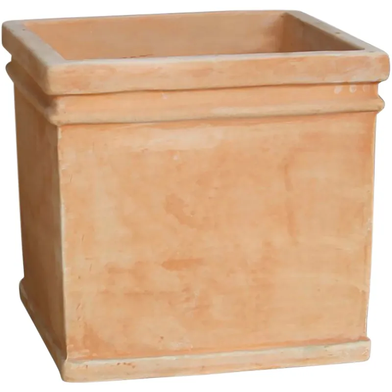 Vaso quadrato CHI 36xH34,5 cm terracotta Premium