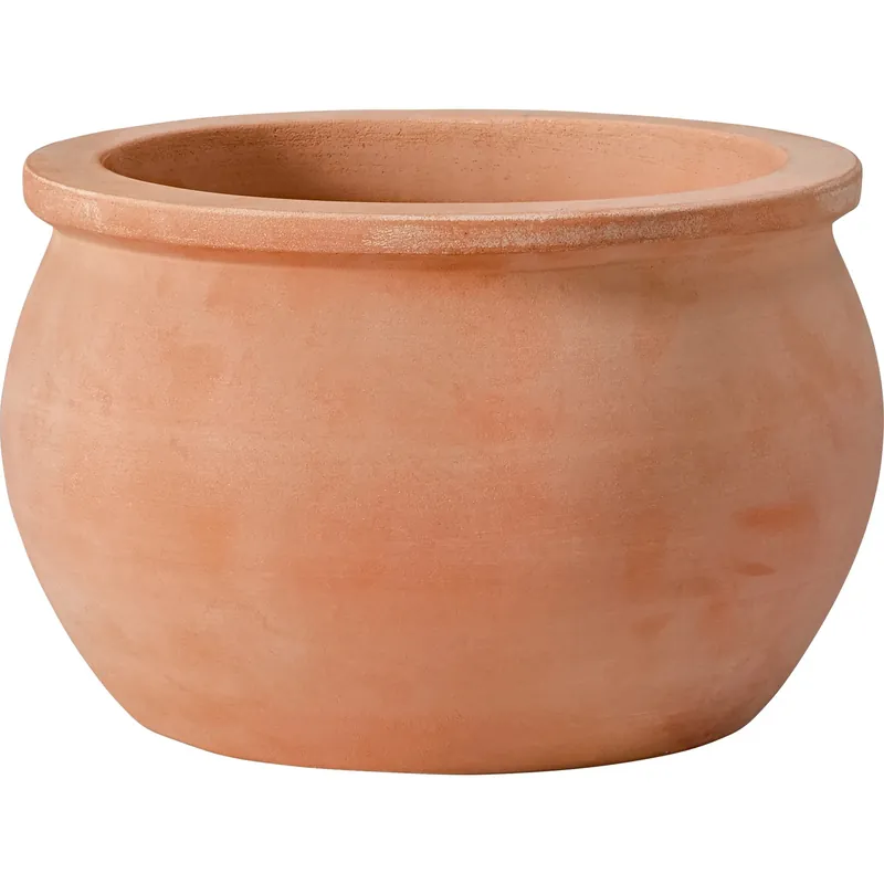 Vaso tondo in terracotta Ø 19 x 11 cm Shop Nu