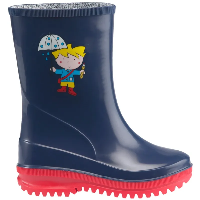 Stivale da bambino multiuso, blu/rosso n. 23 Meest Verkocht