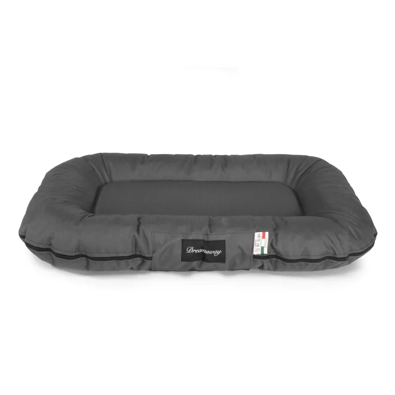 Materasso in poliestere Dreamaway Boston antracite 80x60x14 cm Express Levering