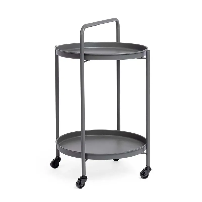 Carrello con vassoio Austin twin antr Ø 44,5 cm Populair