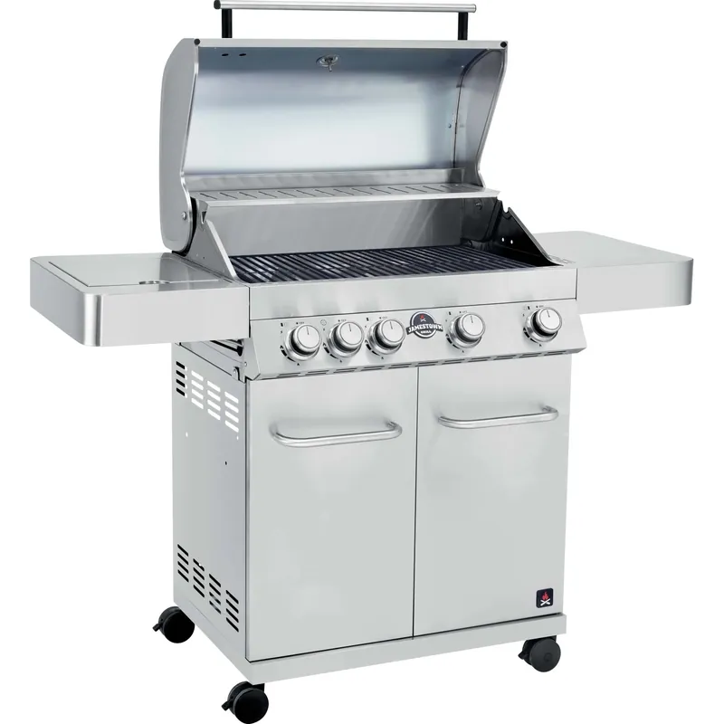 Barbecue a gas Jamestown Daven 4 bruciatori argento Alleen Vandaag