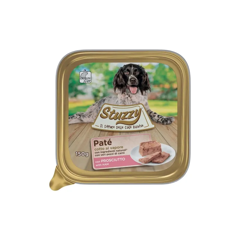 Cibo umido per cani paté con prosciutto 150 g Koopje