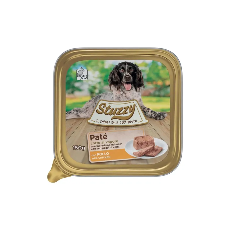 Cibo umido per cani paté con pollo 150 g Op = Op