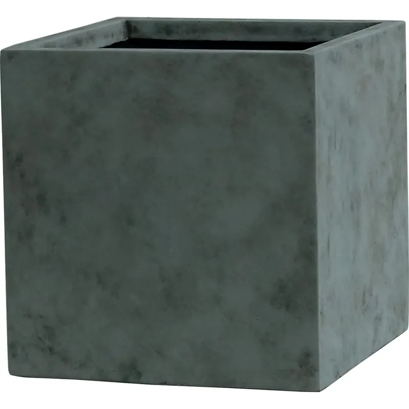 Vaso da esterno in cemento 25x25x25 cm Alleen Vandaag