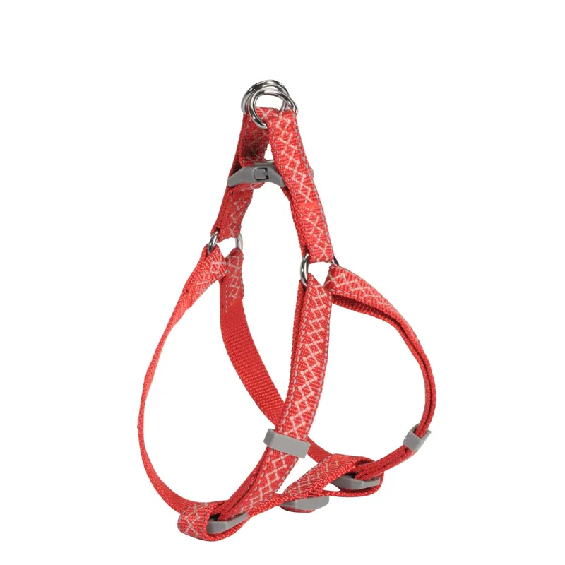Pettorina Cubic regolabile taglia M rossa con fantasia geometrica Shop Nu