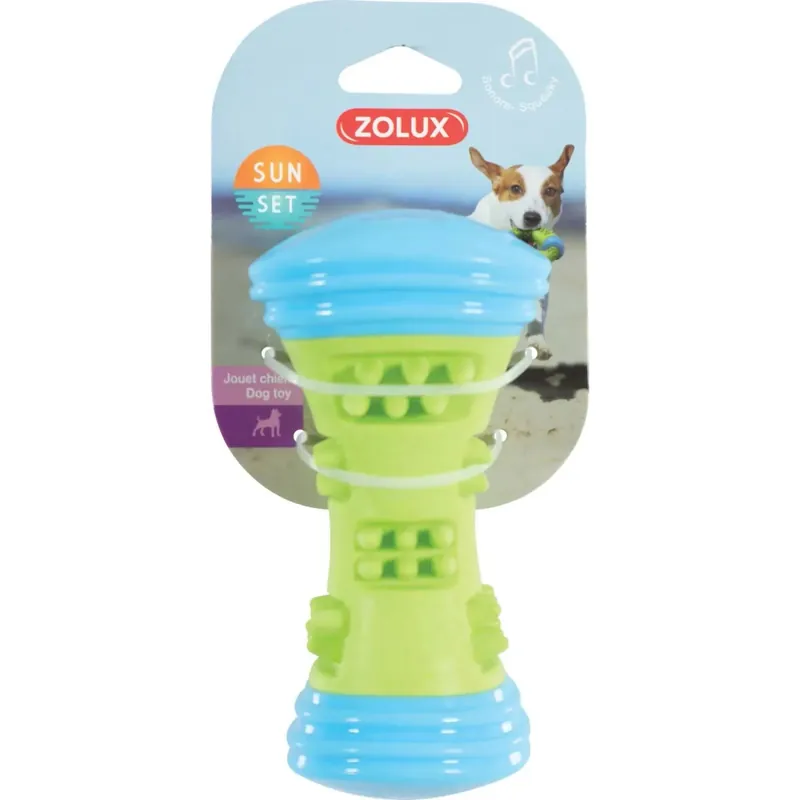 Exclusieve Aanbieding Gioco cane TPR bilanciere Sun 16 cm verde