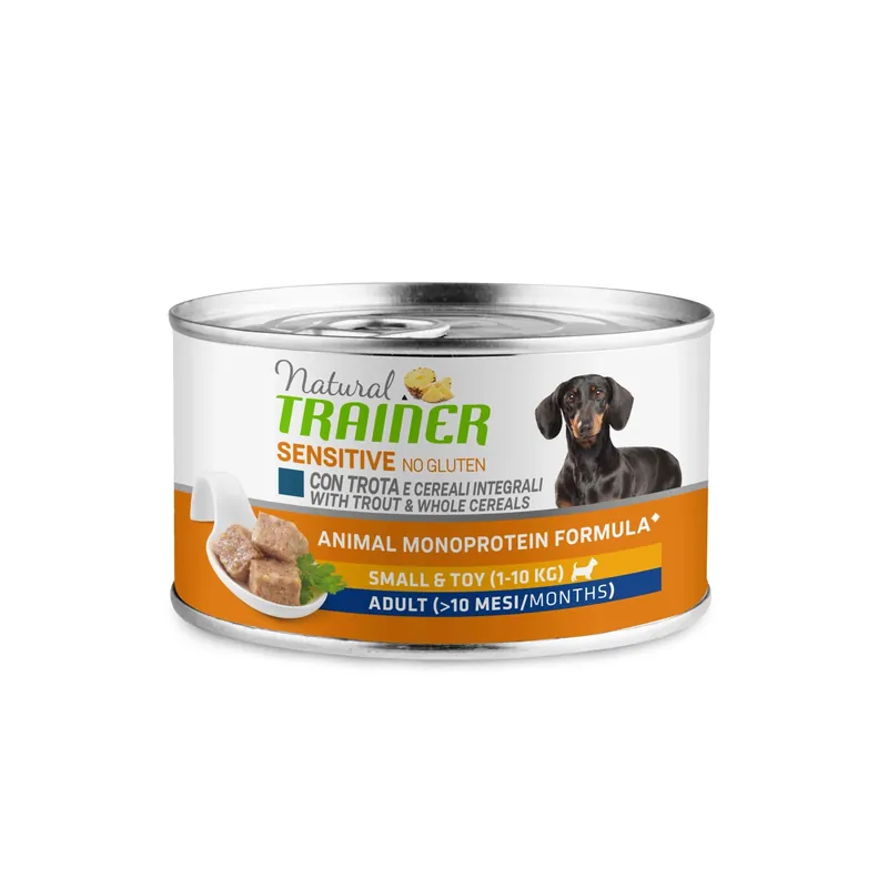 Koopje Cibo umido per cani Natural Trainer sensitive trota&cereali integrali 150 g
